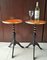 French Side Tables in Leather and Gold Leaf, Set of 2 8