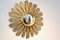 Espejo en forma de sol francés de madera dorada, años 50, Immagine 10