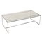 Silver Metal & Glass Table Coffee Table from Carat Züco 1