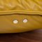 Green & Yellow Leather & Wood Free Motion Sofa from Koinor 9