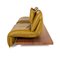 Green & Yellow Leather & Wood Free Motion Sofa from Koinor 14