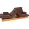 Brown Leather Epos 3 Sofa from Koinor, Image 3