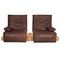 Brown Leather Epos 3 Sofa from Koinor 1