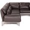 Brown Leather Plura Sofa from Rolf Benz 10