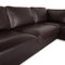 Dark Brown Leather Sofa from Furninova 3