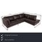 Dark Brown Leather Sofa from Furninova 2