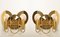 Brass and Glass Wall Sconces from Gaetano Sciolari, 1970s, Set of 2, Image 11