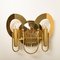 Brass and Glass Wall Sconces from Gaetano Sciolari, 1970s, Set of 2, Image 7