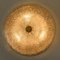 Italian Gold Brown Murano Glass Ceiling Lamp by Barovier & Toso, Image 9