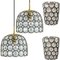 Iron and Bubble Glass Chandeliers by Limburg for Cor, Image 19