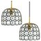 Iron and Bubble Glass Chandeliers by Limburg for Cor, Imagen 2