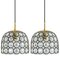 Iron and Bubble Glass Chandeliers by Limburg for Cor, Imagen 10