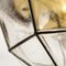 Iron and Clear Glass Ceiling Lamp by Limburg, 1970, Image 4