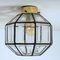 Iron and Clear Glass Ceiling Lamp by Limburg, 1970 18