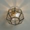 Iron and Clear Glass Ceiling Lamp by Limburg, 1970, Image 13