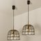 Iron and Bubble Glass Chandelier from Cor 2