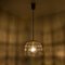 Iron and Bubble Glass Chandelier from Cor 5