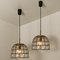 Iron and Bubble Glass Chandelier from Cor 13