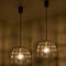 Iron and Bubble Glass Chandelier from Cor 8