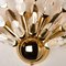 Large Crystal & Gilded Brass Sconces by Oscar Torlasco for Stilkronen, Set of 2, Immagine 6