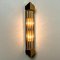 Large Murano Glass and Gilt Brass Sconce, Italy 8