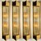 Large Murano Glass and Gilt Brass Sconce, Italy, Immagine 4