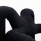 Black Armchairs by Terje Ekstrom, Norway, 1980s, Set of 2, Image 9