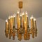 Large Sputnik Brass Chandelier by Angelo Brotto for Esperia Italia, Immagine 5