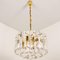 Palazzo Light Fixtures in Gilt Brass and Glass by J. T. Kalmar, 1970s, Set of 5 2