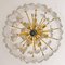 Palazzo Light Fixtures in Gilt Brass and Glass by J. T. Kalmar, 1970s, Set of 5, Imagen 9