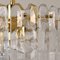 Palazzo Light Fixtures in Gilt Brass and Glass by J. T. Kalmar, 1970s, Set of 5 4