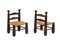 Chaises en Paille, 1940s, Set de 2 1