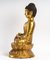 Large Seated Buddha on Stylized Lotus Base 8