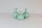 Art Deco Green Ceramics by Ewald Dahlskog for Upsala Ekeby, Sweden, Set of 12 16