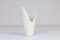 Mid-Century White Pike Mouth Vase by Gunnar Nylund for Rörstrand, Sweden, Imagen 2
