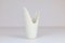 Mid-Century White Pike Mouth Vase by Gunnar Nylund for Rörstrand, Sweden, Immagine 2