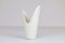 Mid-Century White Pike Mouth Vase by Gunnar Nylund for Rörstrand, Sweden, Image 9