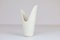 Mid-Century White Pike Mouth Vase by Gunnar Nylund for Rörstrand, Sweden, Imagen 9