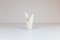 Mid-Century White Pike Mouth Vase by Gunnar Nylund for Rörstrand, Sweden, Image 3