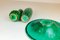 Mid-Century Large Green Ceramic Vases and Platter or Bowl from Upsala Ekeby, 1950s, Set of 3 11