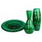 Vasi Mid-Century grandi in ceramica verde di Upsala Ekeby, anni '50, set di 3, Immagine 1