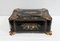 Large Napoleon III Japonaiserie Wooden Box Painted Black, Mid-19th Century 1