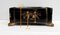 Large Napoleon III Japonaiserie Wooden Box Painted Black, Mid-19th Century, Imagen 37