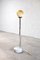 Vintage Italian Murano Glass & Chrome Floor Lamp from Mazzega, 1970s 2