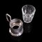 Vintage Russian Silver Sputnik Podstakannik Cups, 1950s, Set of 2 7