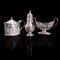 Antique English Silver Decorative Condiment Set, 1909 10