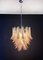 Vintage Italian Pink Murano Glass Chandelier from Mazzega, 1980s, Image 17