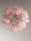 Vintage Italian Pink Murano Glass Chandelier from Mazzega, 1980s, Image 10