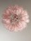 Vintage Italian Pink Murano Glass Chandelier from Mazzega, 1980s, Immagine 10