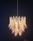 Vintage Italian Pink Murano Glass Chandelier from Mazzega, 1980s, Immagine 18